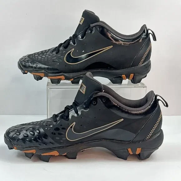 Nike Softball Cleats Molded Womens 10 HyperDiamond 2.5 Keystone Low AR0996-009 - Picture 3 of 10